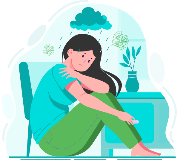 a-girl-sitting-down-with-cloud-on-her-head